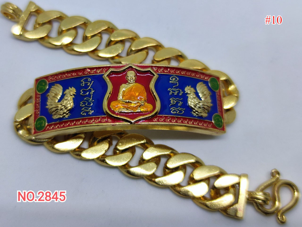 เลสพันล้าน2 เต็มองค์ หนัก 4 บาท รายการที่ 10 ชุบทอง ลงยาน้ำเงิน