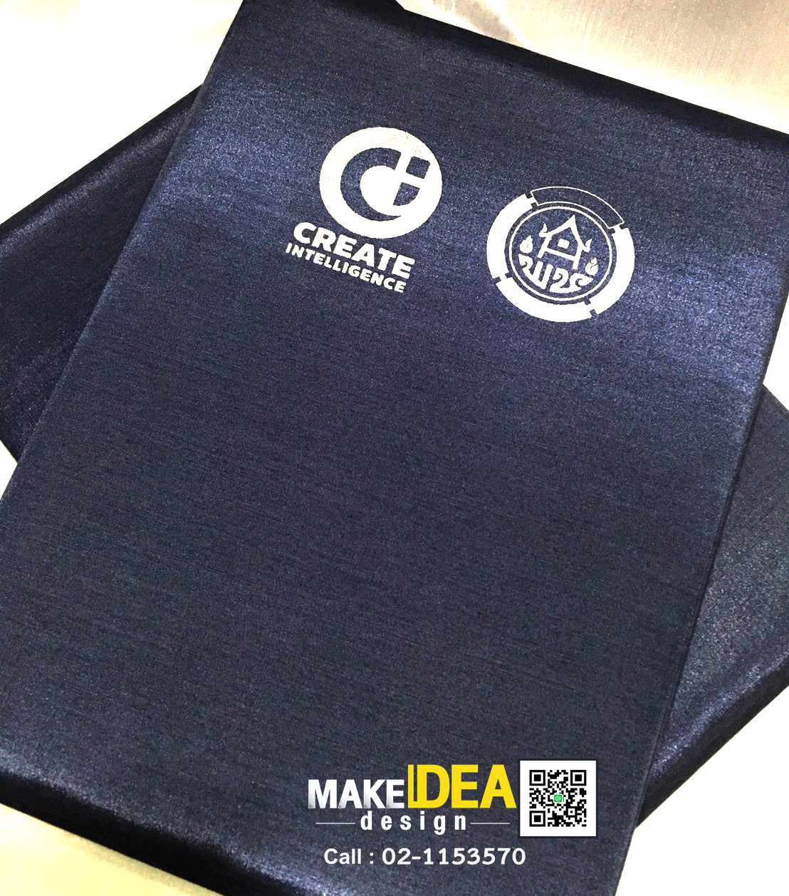 ผลงานปกผ้าไหมใส่ใบประกาศ ขนาด A4