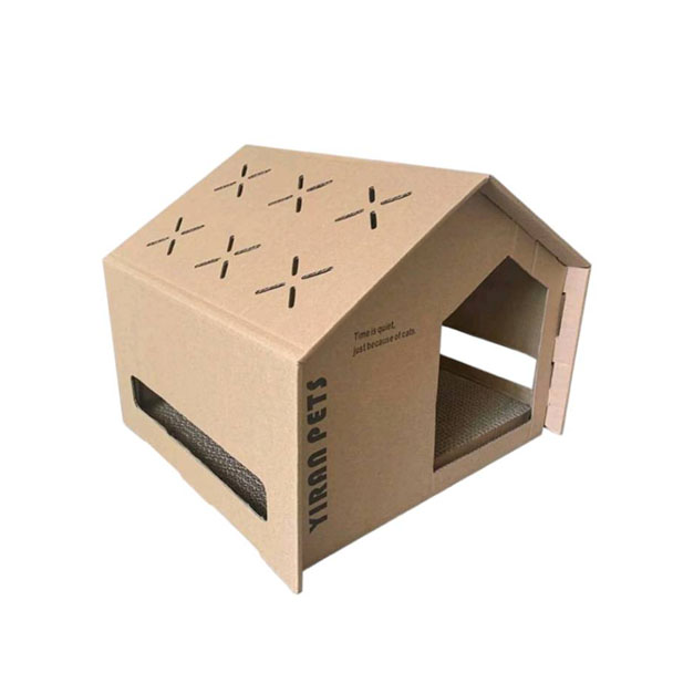 Aureum 21-00095-96 ที่ลับเล็บแมว ทรงบ้าน (คละสี)