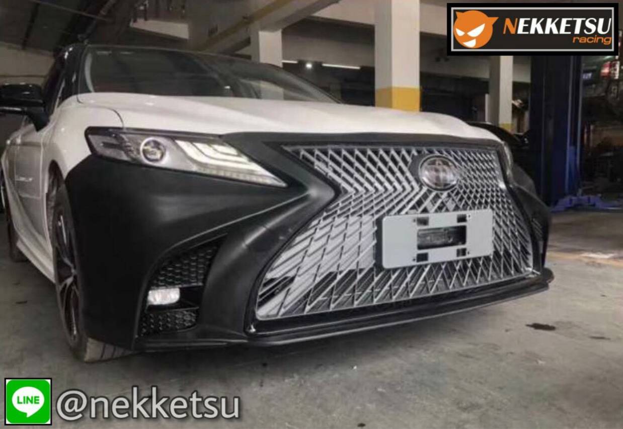 ชุดแต่ง Camry 2018 แปลงใส่หน้า Lexus