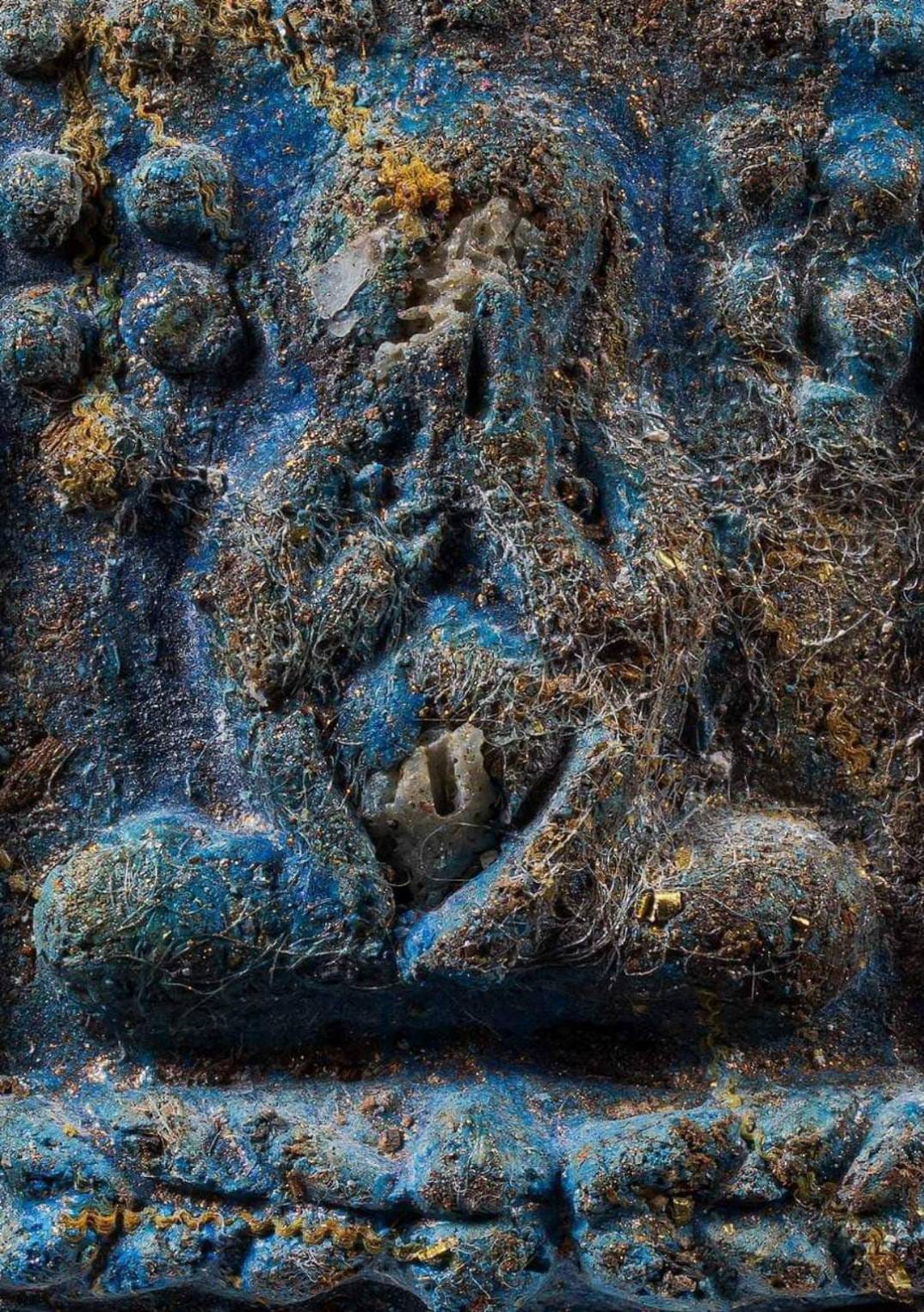 พระปิดตาปรกโพธิ์ ผงกระดูกผี รุ่นรวยพันล้าน (พร้อมส่ง)