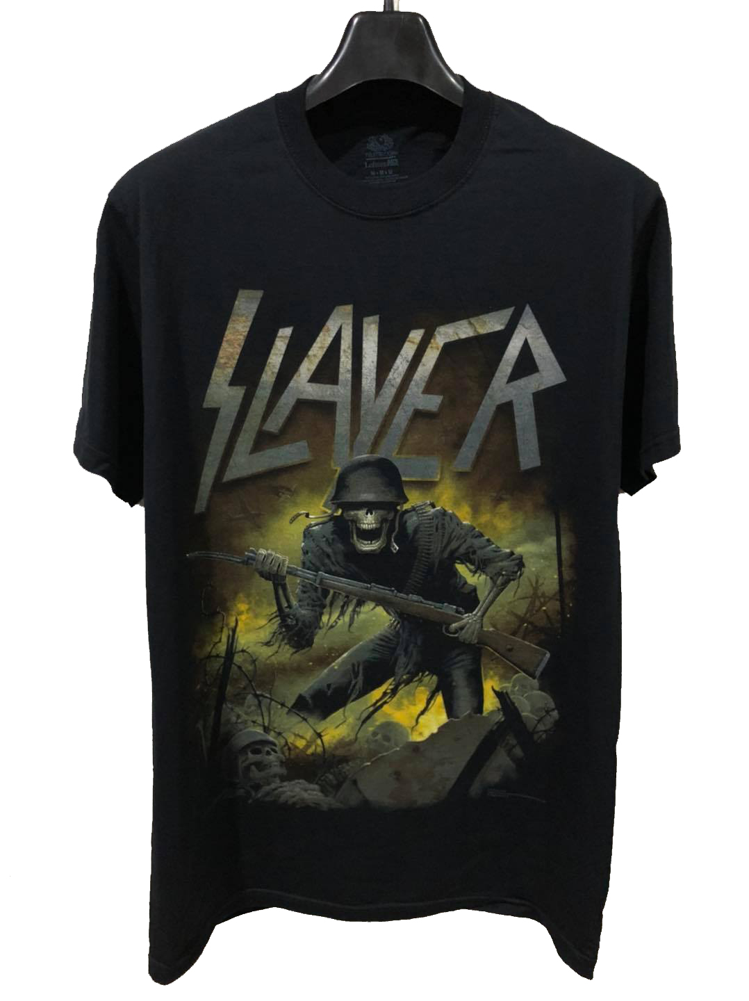 เสื้อวง Slayer Usa Tour ปี 2015 Size M เสื้อทัวร์หน้างาน สินค้าลิขสิทธิ์แท้ 100%