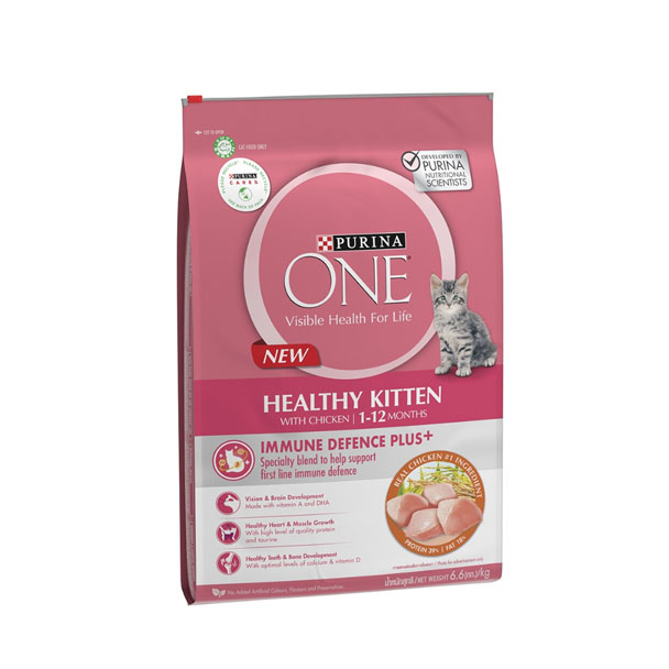 Purina one (สำหรับลูกแมว) 6.6 kg.