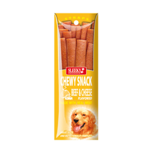 Sleeky ชิววี่แผ่นเนื้อชีส 50 g.