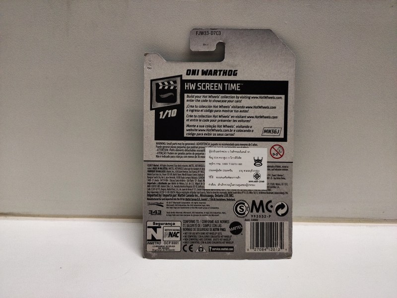 Hot Wheels HW Screen Time: Oni Warthog # 1/10