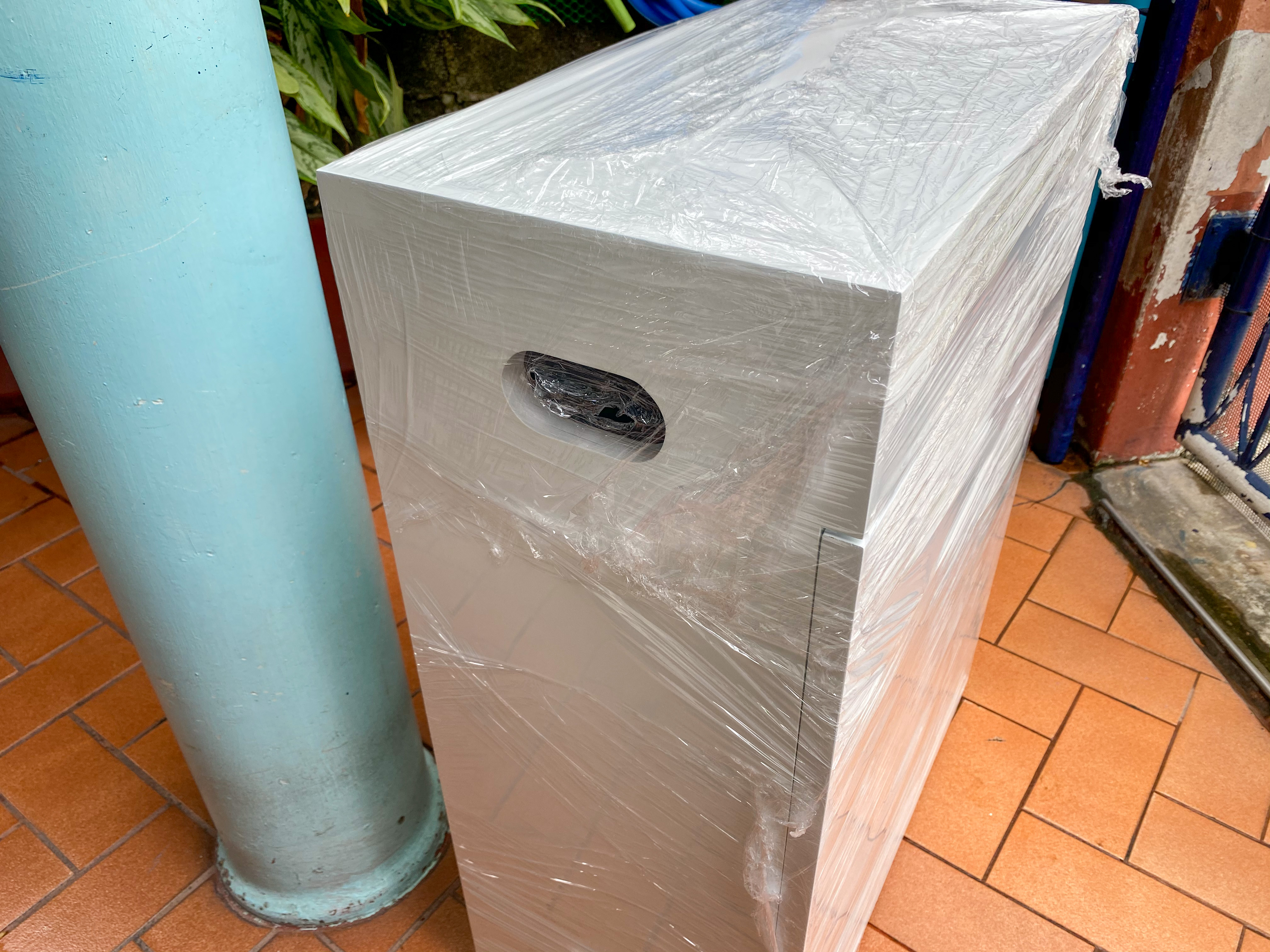 ขาตู้เฟอร์นิเจอร์ 24x12 นิ้ว สีขาว