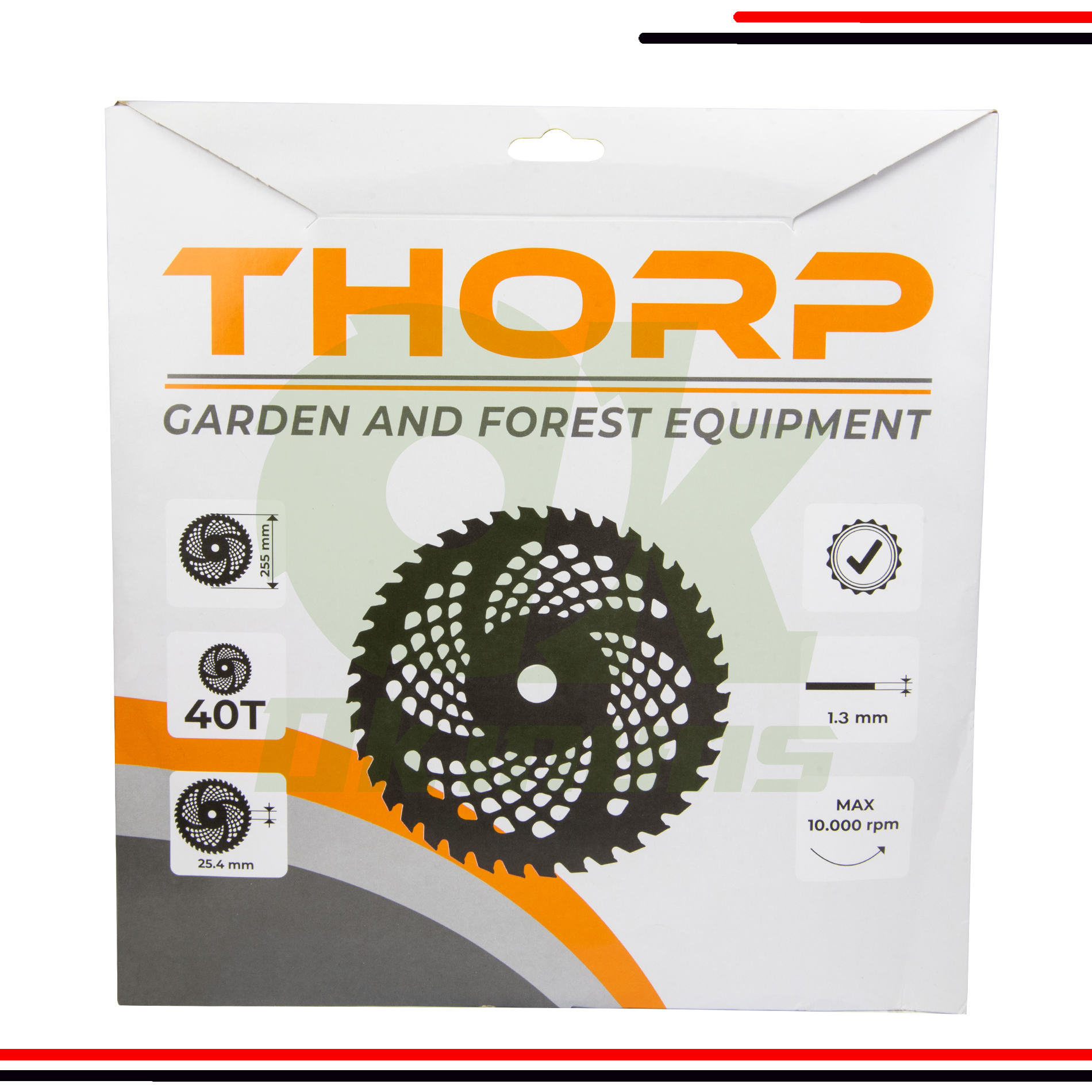 ใบมีดตัดหญ้า ใบมีดวงเดือน เครื่องตัดหญ้า THORP ใบมีดติดเล็บ ใบเลื่อยวงเดือน