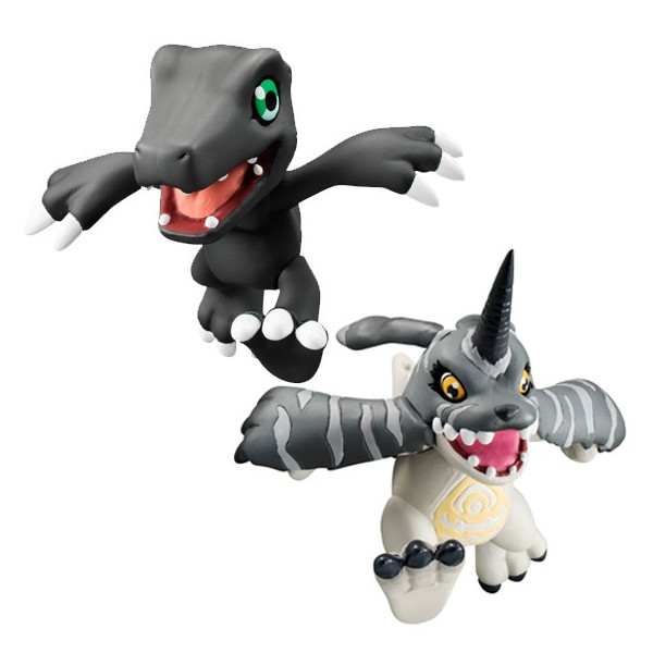 Digimon - Black Agumon & Black Gabumon Figure [ของแท้]
