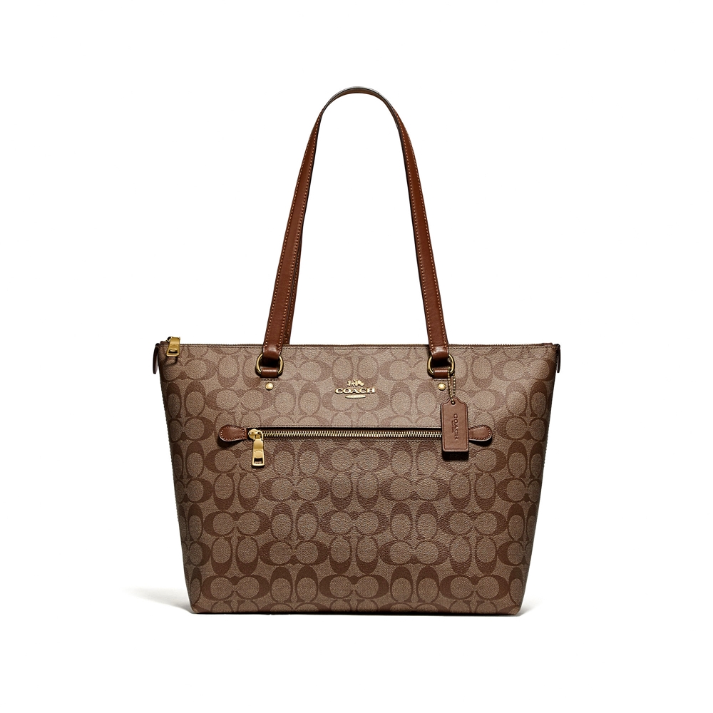 COACH F79609 GALLERY TOTE IN SIGNATURE CANVAS (IME74) [F79609IME74]