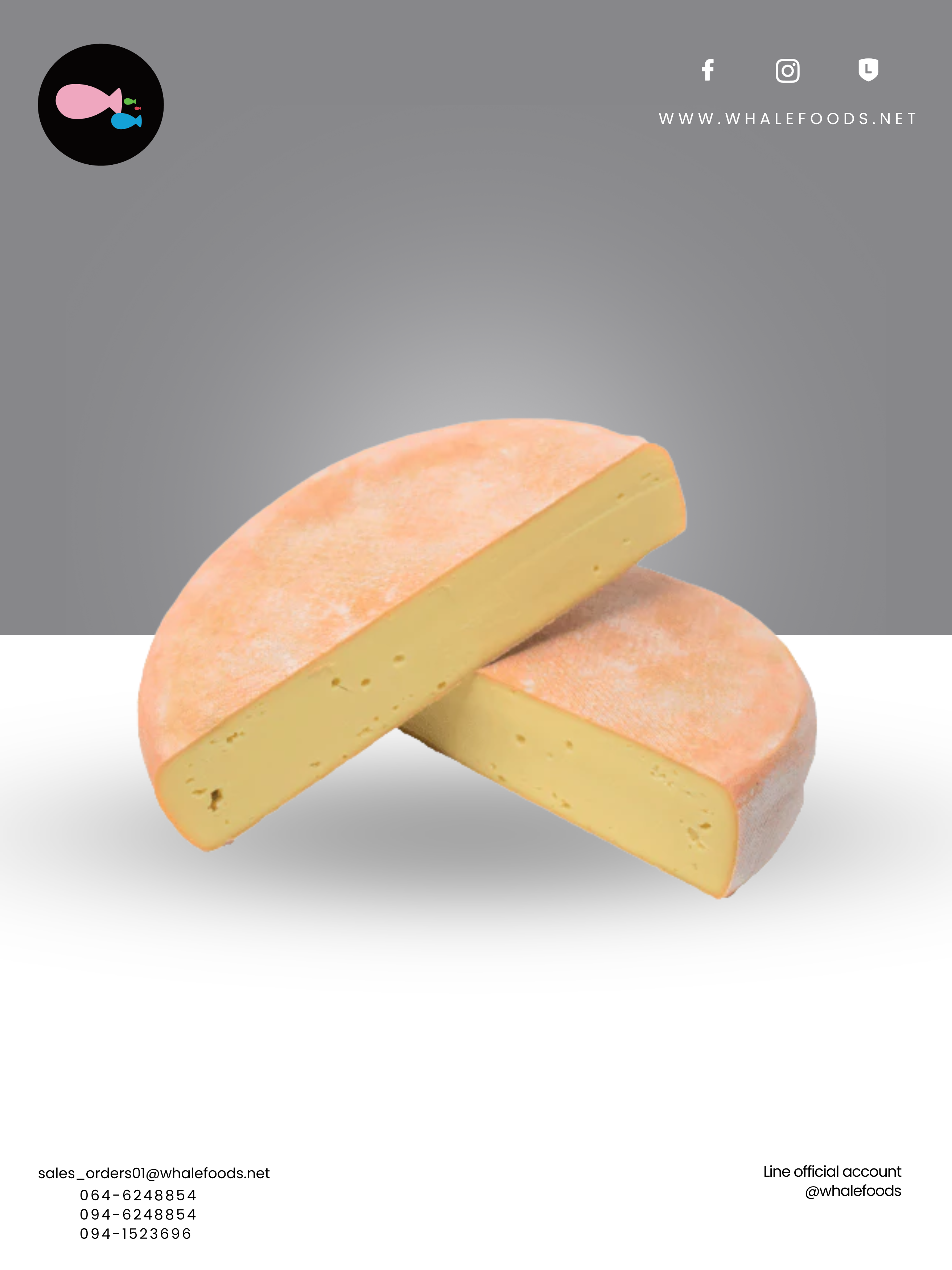 RACLETTE DE SAVOIE COW SIZE : 6 KG.