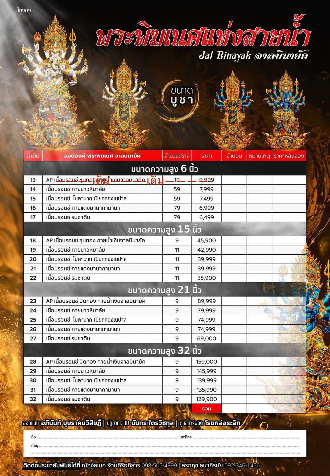 ปิดจอง พระพิฆเนศแห่งน้ำ จาลบินายัค