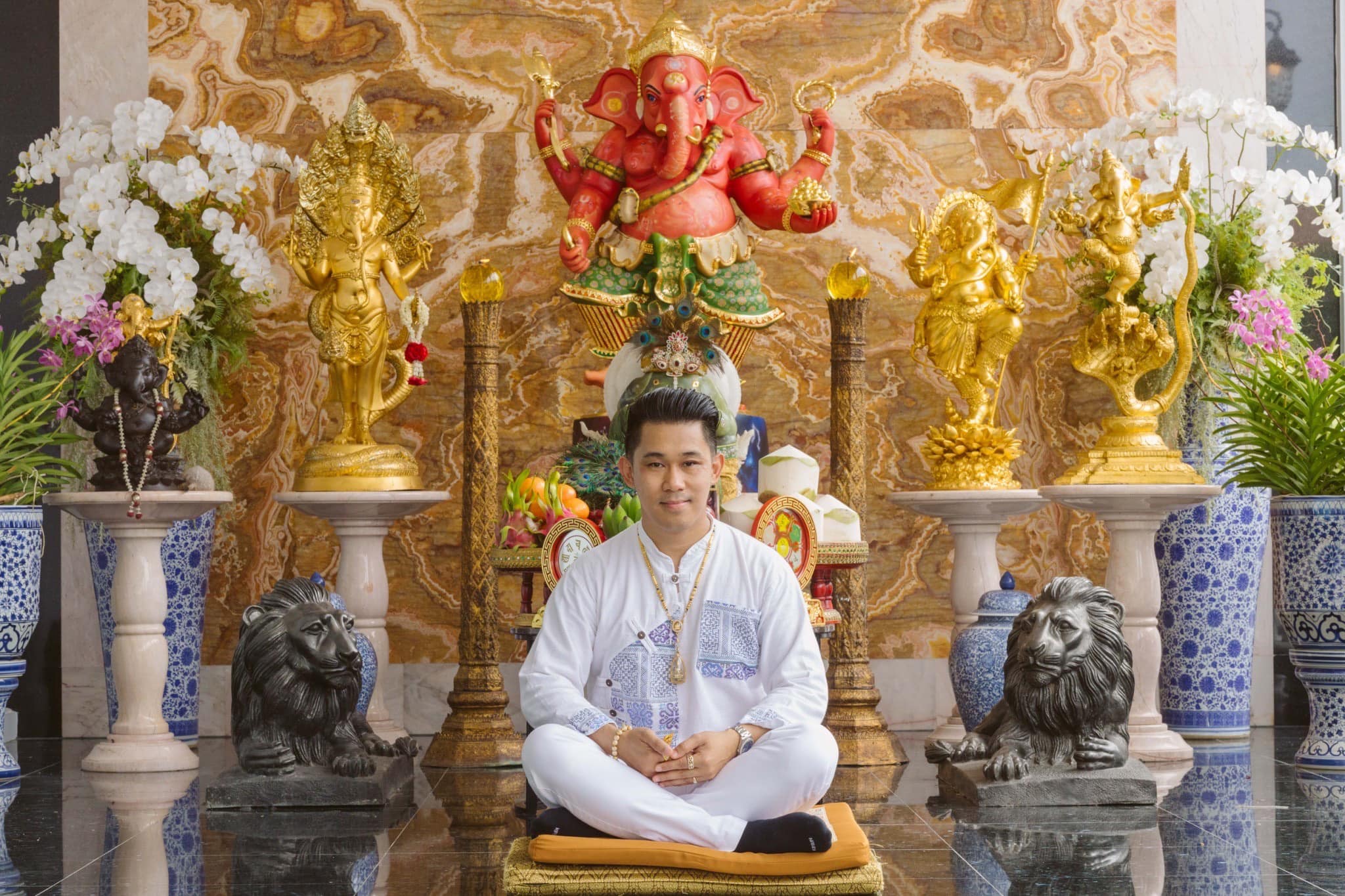 เหรียญเจริญ มงคลมหาเศรษฐี อาจารย์เชียง(พร้อมส่ง)