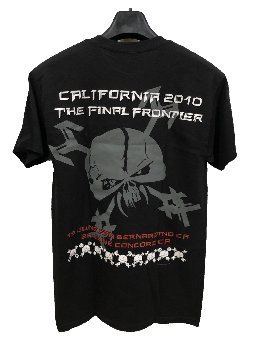 เสื้อวงดนตรี Iron Maiden The Final Frontier California Usa Tour ปี 2010 Size S เสื้อทัวร์หน้างาน สินค้าลิขสิทธิ์แท้ 100%