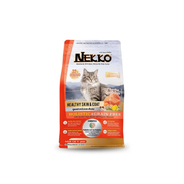 Nekko ND02 Healthy Skin & Coat สูตรดูแลผิวหนังและเส้นขน 370 กรัม
