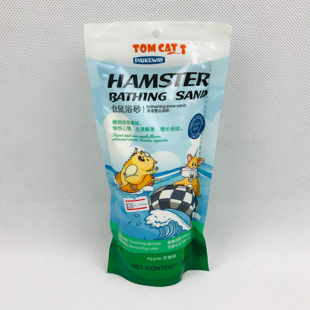 MP DR01 Tom Cat ทรายอาบน้ำหนู - กลิ่นแอปเปิ้ล 500 g.