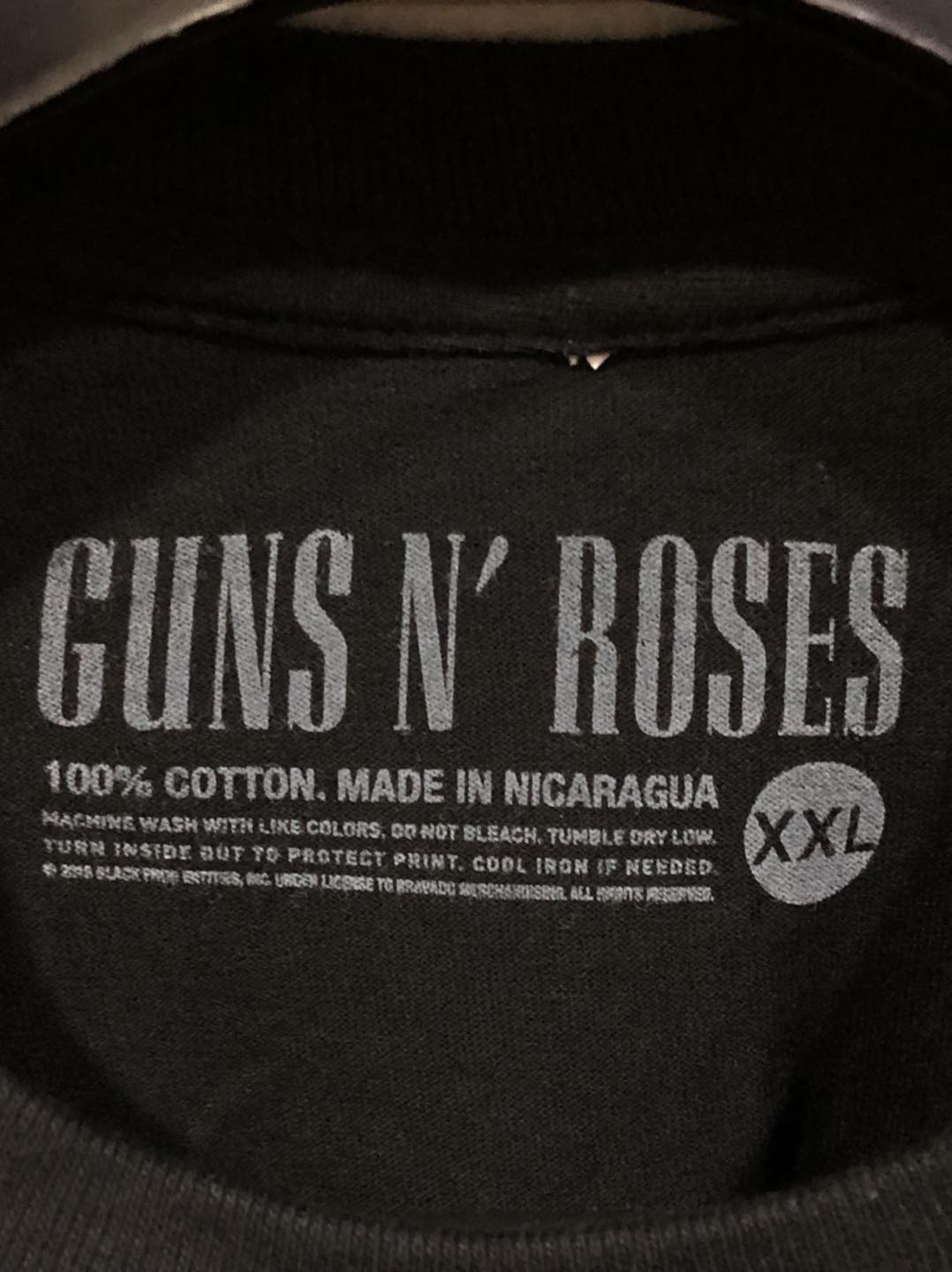 เสื้อวง Guns N Roses Usa Tour ปี 2016 Size 2XL ลิขสิทธิ์แท้ 100%