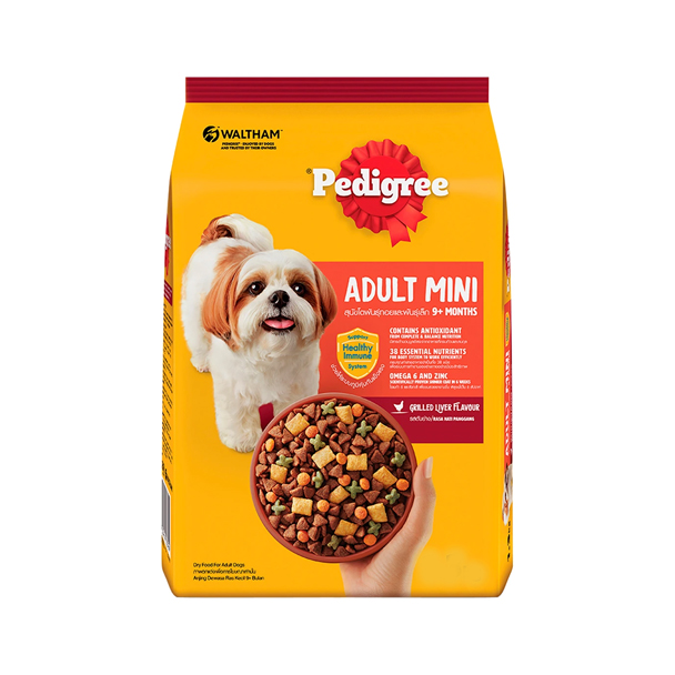 Pedigree สำหรับสุนัขพันธุ์เล็ก-ตับย่างผัก 1.5 Kg.