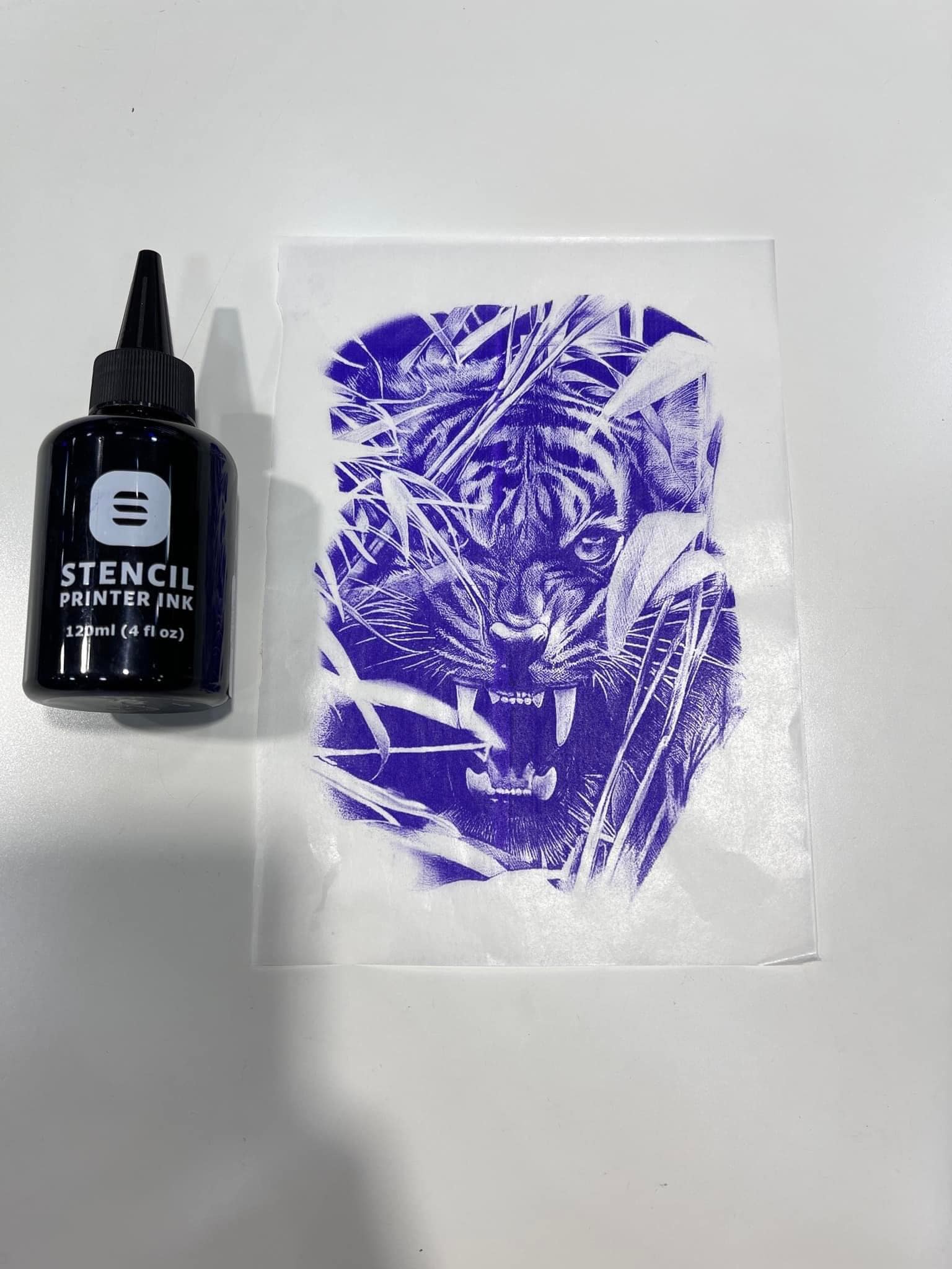 ชุดหมึกStencil printing ink พร้อมเครื่องพิมพ์ ชุดหมึกStencil Priter Ink +กระดาษCopyblackbirdเครื่องปริ้นเตอร์Epson M1120 ชุดพิเศษ7,990฿ สำหรับงานสัก งานลอกลาย