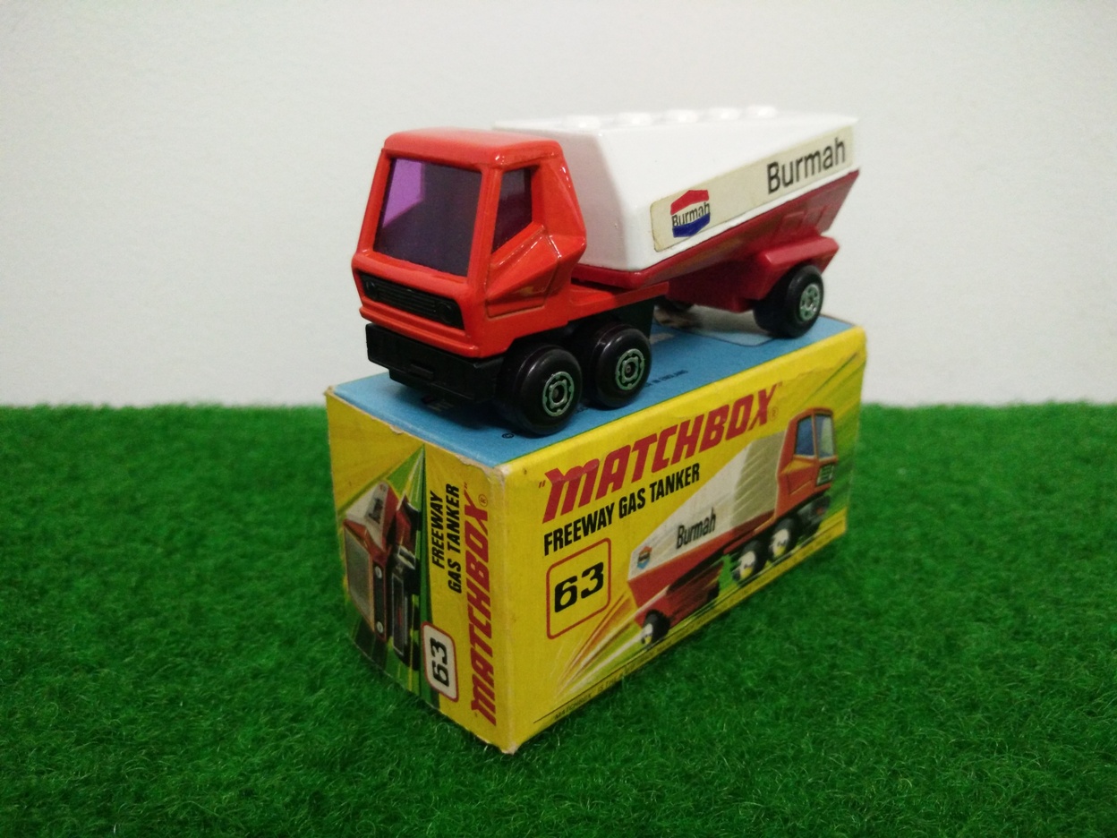 Matchbox Freeway Gas Tanker no.63, Made in England