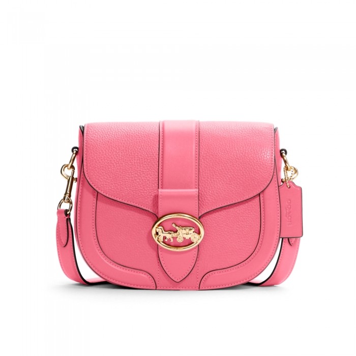 กระเป๋าสะพายข้าง COACH C3241 GEORGIE SADDLE BAG (IMNOG)[C3241IMNOG]