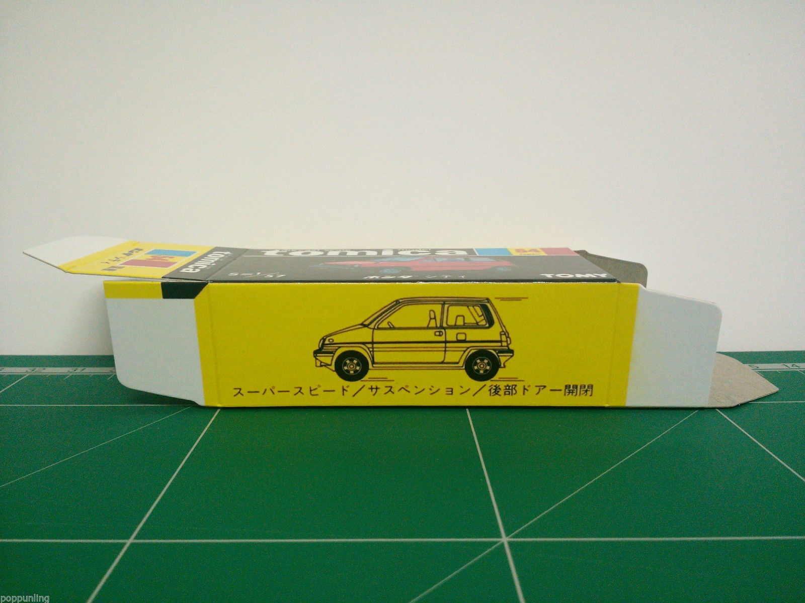 กล่องพิมพ์ Reproduction Box สำหรับ Tomica Black Box No.54 Honda City (กล่องเปล่า, ไม่มีรถ)