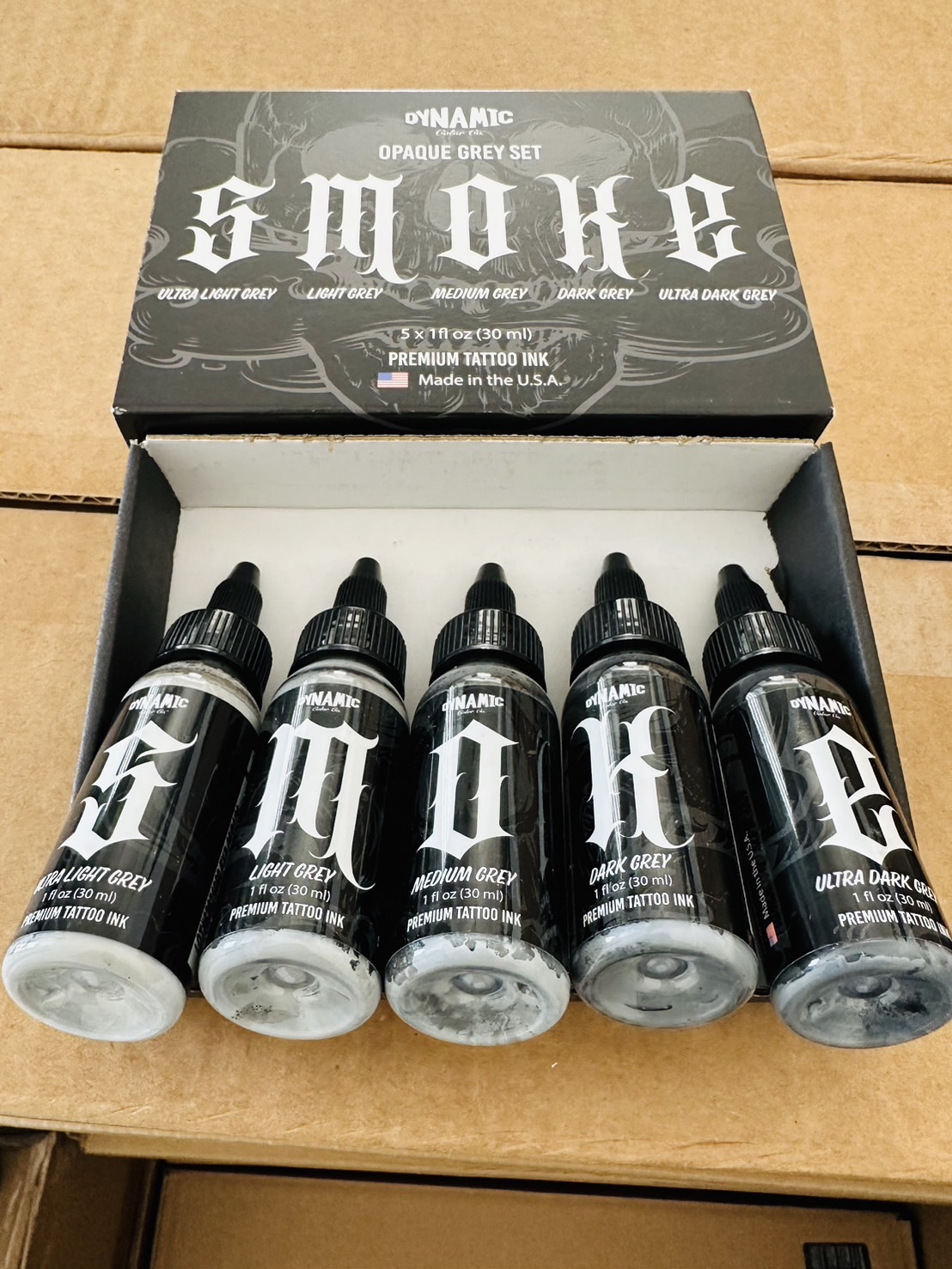 Dynamic Smoke Greys Set 1oz Dynamic Smoke Opaque Greys Set 1oz