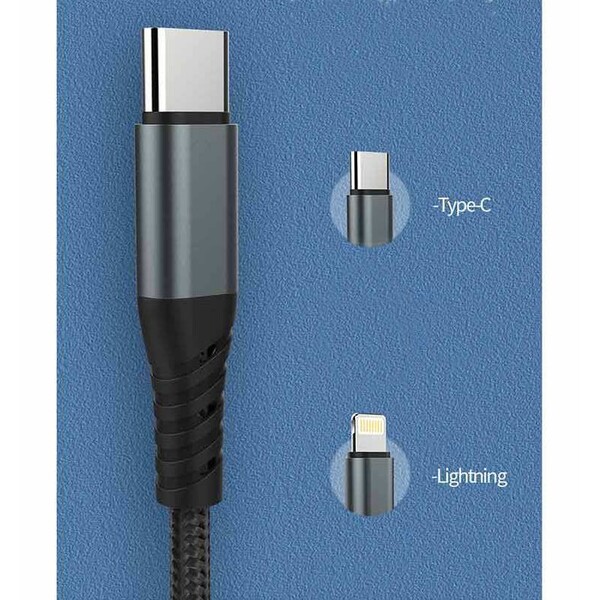 สายชาร์จ Sendem M28 ชาร์จเร็ว 6A METAL BRAIDED FAST CHARGING CABLE ประกันศูนย์ 1 ปี