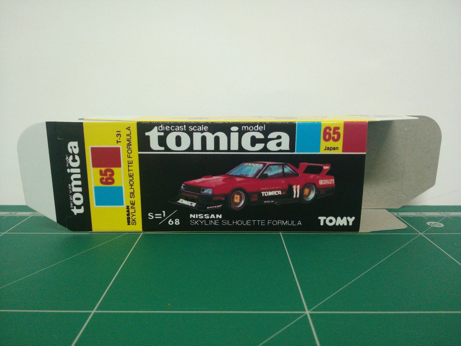 กล่องพิมพ์ Reproduction Box สำหรับ Tomica Black Box No.65 Nissan Skyline (กล่องเปล่า, ไม่มีรถ)