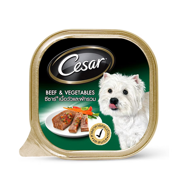 Cesar เนื้อวัวและผักรวม 100 g.