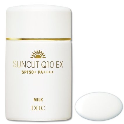DHC suncut Q10 EX Milk SPF50+ PA++++ กันแดดผสมคิวเท็น สูตรกันน้ำ ตัวนี้สูตรใหม่จ้า