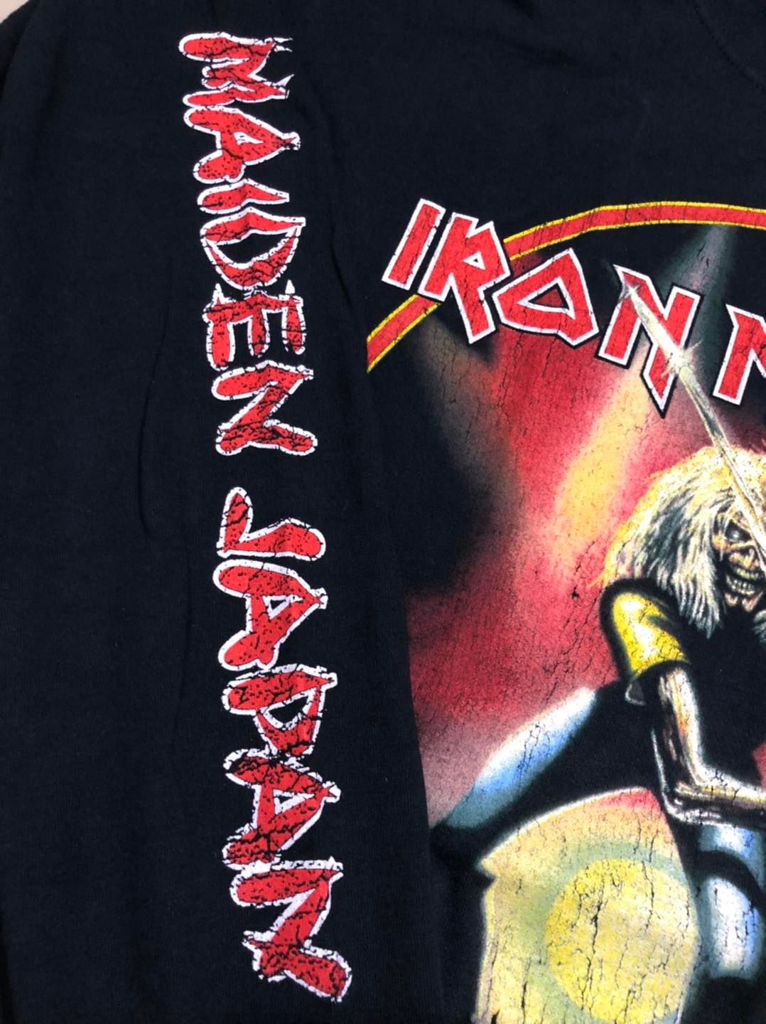 เสื้อวง Iron Maiden Japan Longsleeves ปี 2006 Size M ลิขสิทธิ์แท้ 100%