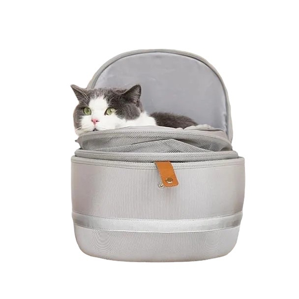 Kuma PT04-MB กระเป๋าสัตว์เลี้ยง Petseek มินิมอล (สีครีม)