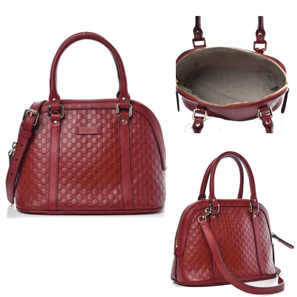 กระเป๋า GUCCI MICRO GUCCISSIMA MINI DOME (RED) [449654BMJ1G6420-MB]