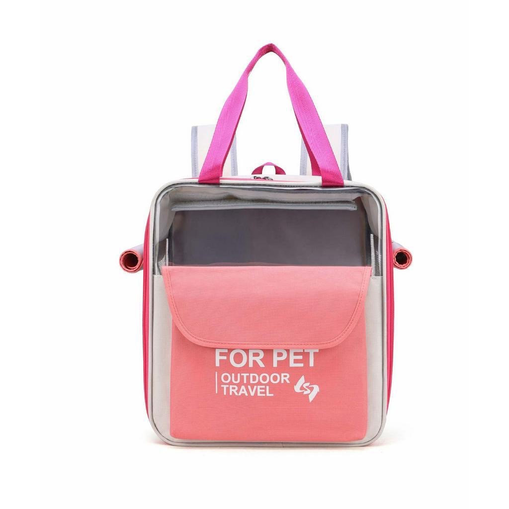 OLSP Boqi F กระเป๋าแมว For Pet *สีชมพู