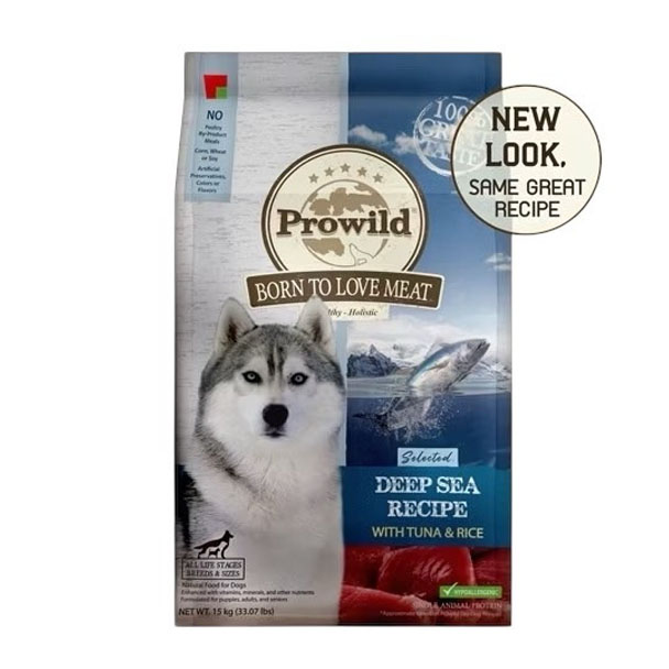 Prowild PWS-T15 Selected Deep Sea ทูน่าและข้าว 15 Kg.
