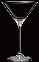 TCI One-piece Crystal Martini Glass 262 ml