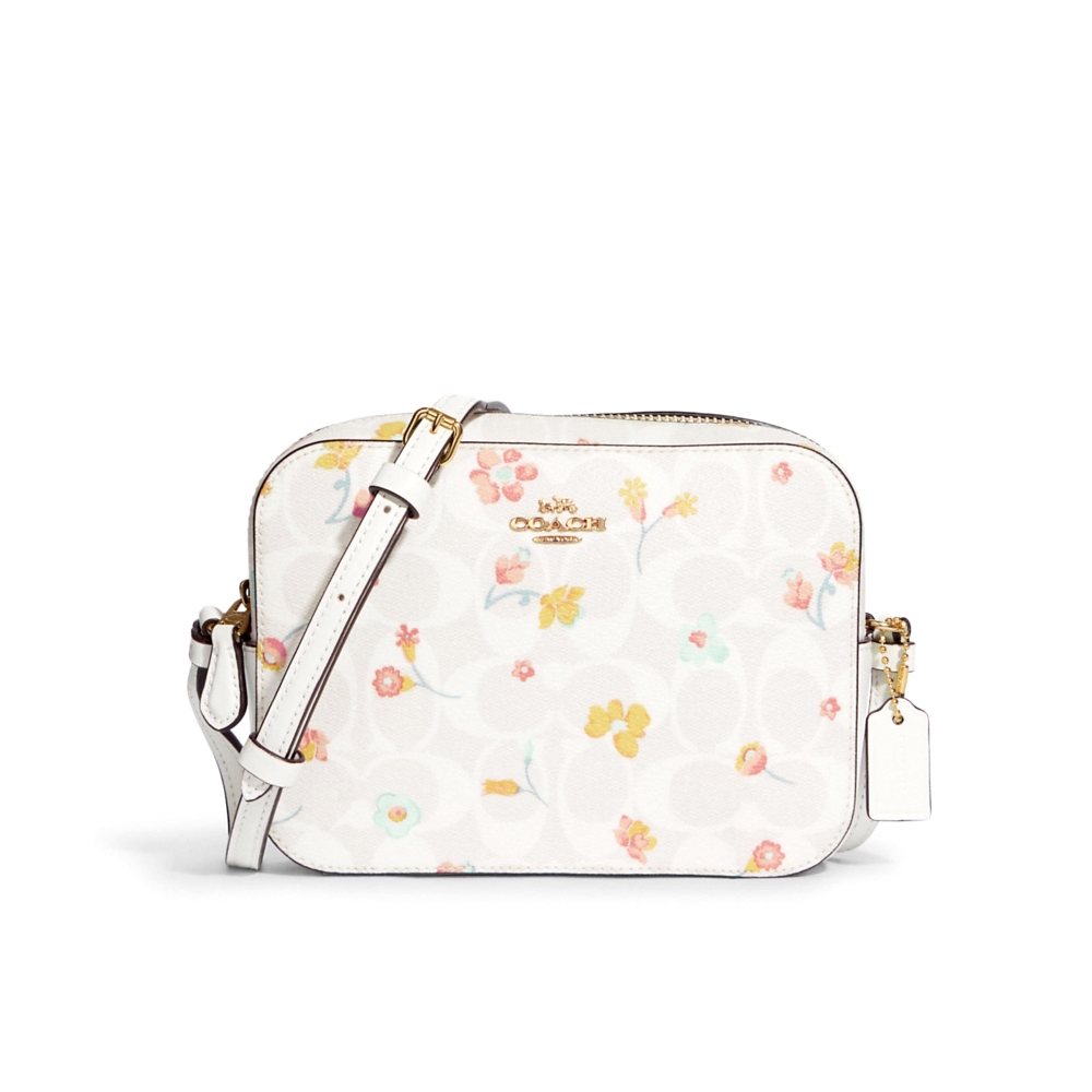กระเป๋าสะพาย COACH C8700 MINI CAMERA BAG IN SIGNATURE CANVAS WITH MYSTICAL FLORAL PRINT (IMCAH)