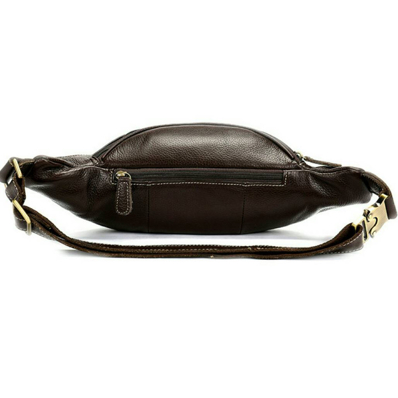 For You Leather LB28 กระเป๋าหนังคาดอก กระเป๋าหนังคาดเอว กระเป๋าหนังแม่ค้า หนังแท้ ช่องเยอะ LB28