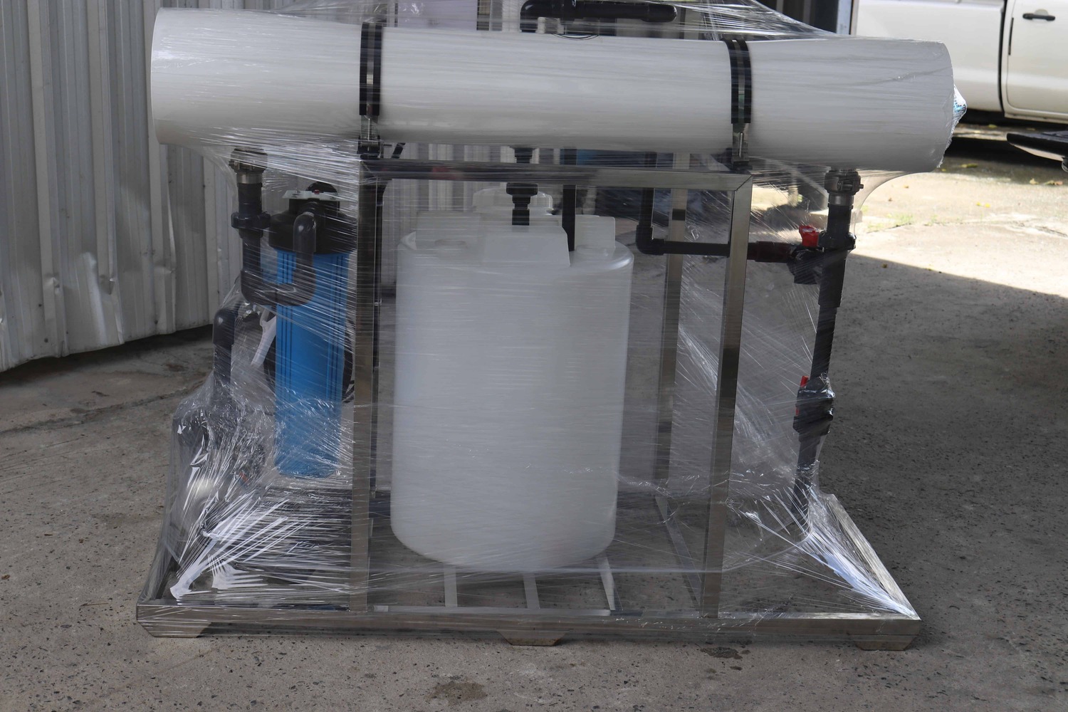 เครื่องล้างไส้กรองROmembraneขนาด8นิ้วx40นิ้ว(ทั้งชุด)