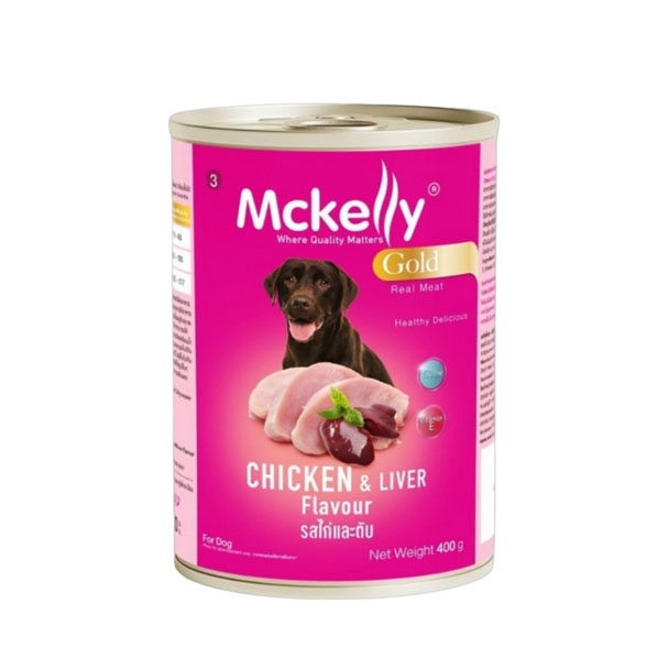 Mckelly รสไก่และตับ 400 กรัม *3