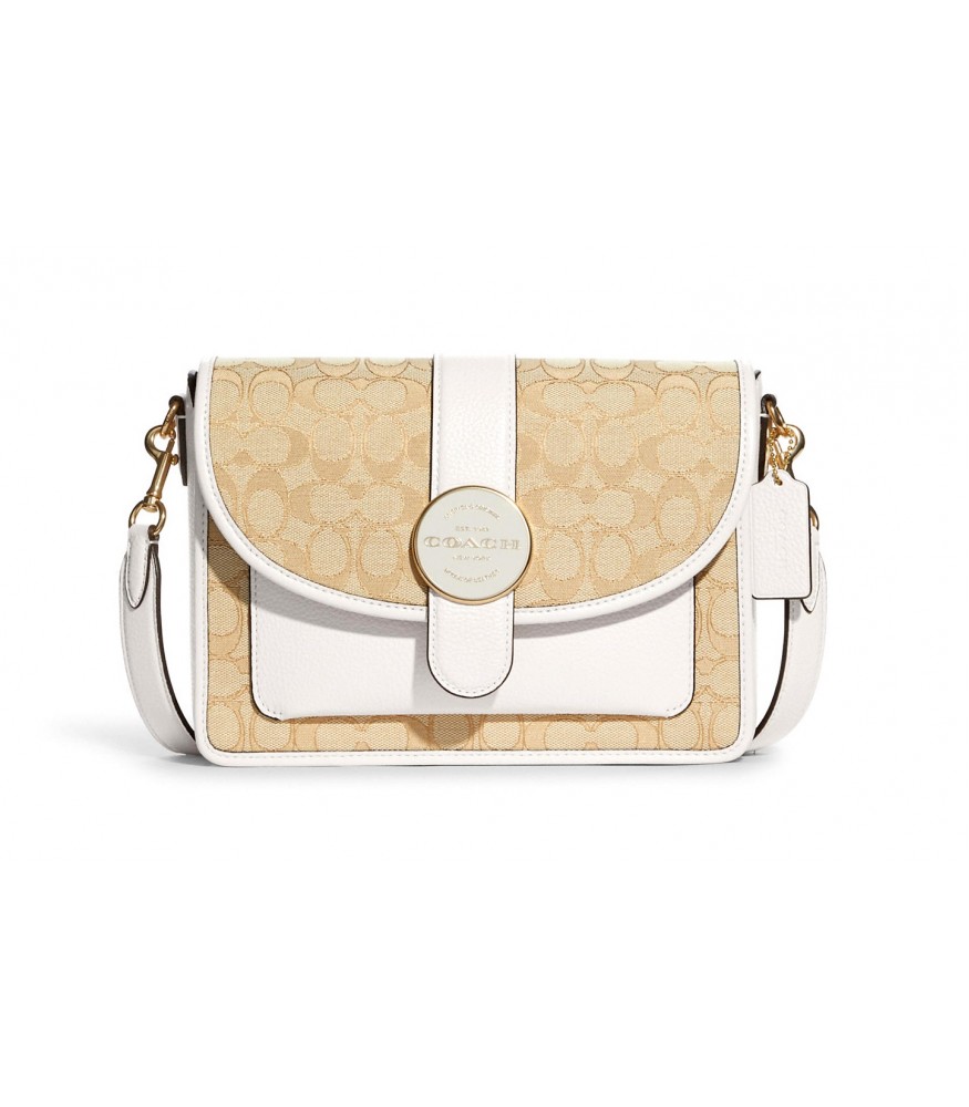 กระเป๋าสะพายข้าง COACH C8307 LONNIE CROSSBODY IN SIGNATURE JACQUARD (IMDQC)[C8307IMDQC]