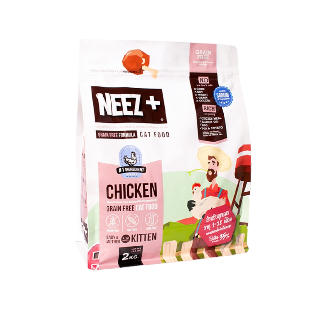 NEEZ+ Grain Free ลูกแมวทุกสายพันธุ์ 2 Kg.