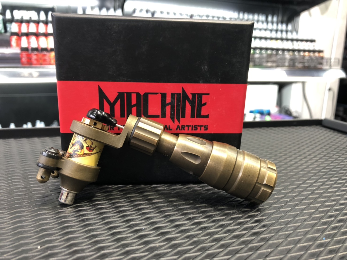 AVA เครื่องสักโรตารี่ WUKO II Brass Cartridge Tattoo Machine Set พร้อมกระบอกจับ