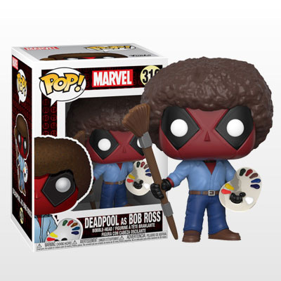 Marvel Comics - Funko POP! Deadpool Playtime Bob Ross Ver. [ของแท้]