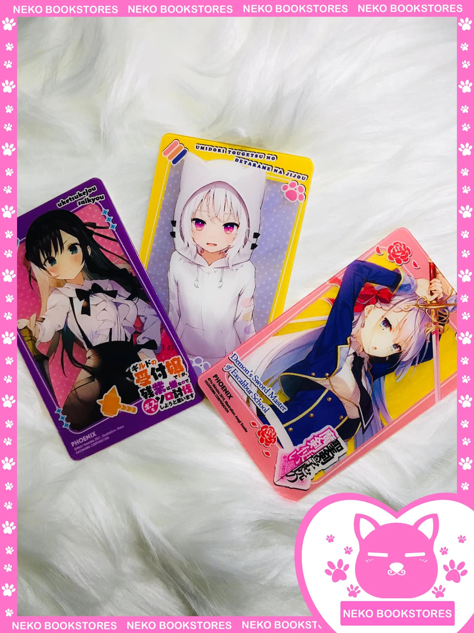 Phoenix Clear Card set เดตาราเมะจัง , อาลีน่า โคลเวอร์ , ลีเซเลีย เรย์ คริสทาเลีย