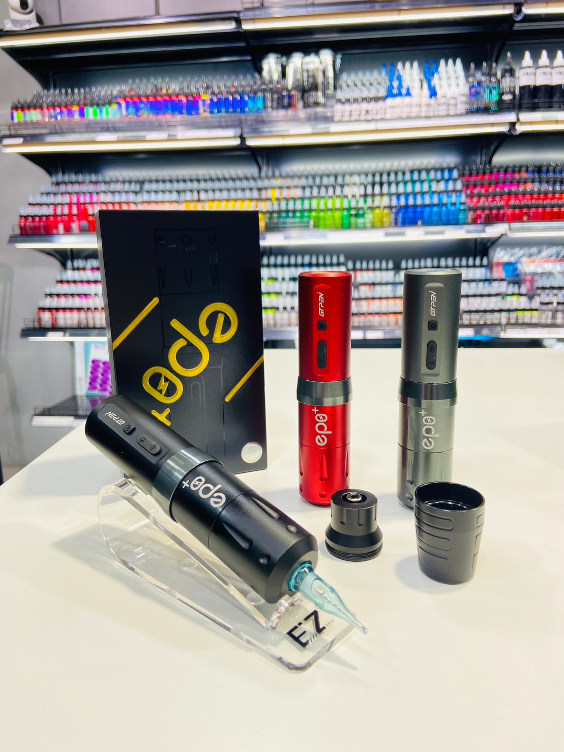 AVA EP8 Wireless Tattoo Pen AVA EP8 Wireless Tattoo Pen Black Red Grey Green
