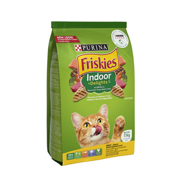 Friskies อาหารเม็ด (แมวโต-Indoor เลี้ยงในบ้าน) 2.5 Kg