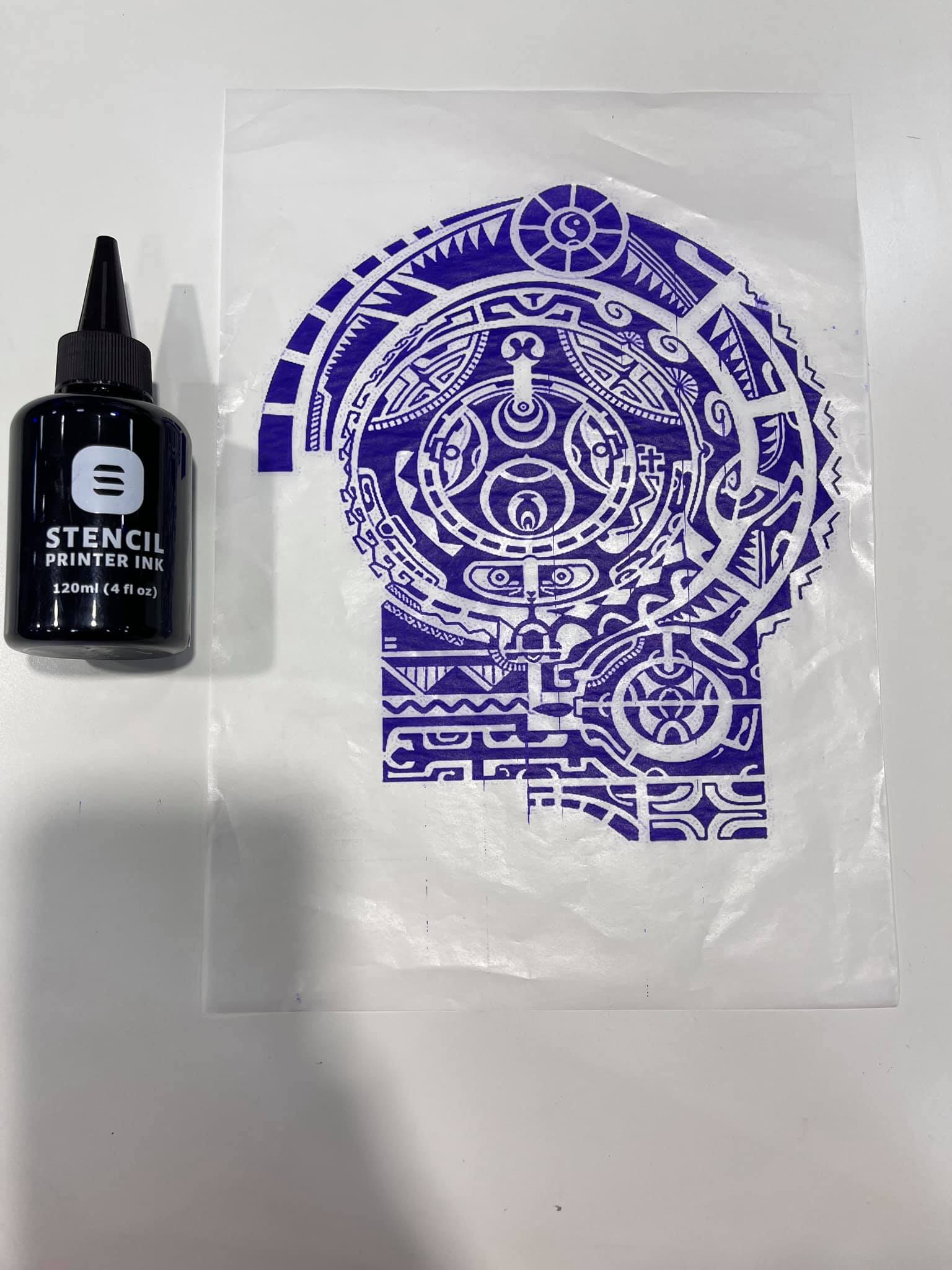 Stencil printing ink หมึกStencil printing ink (สำหรับEcotank Inkjet Printer)