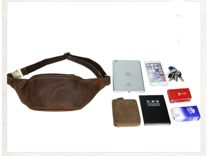 For You Leather LB25 กระเป๋าคาดอก กระเป๋าคาดเอว ผู้ชาย หนังแท้พรีเมียม LB25