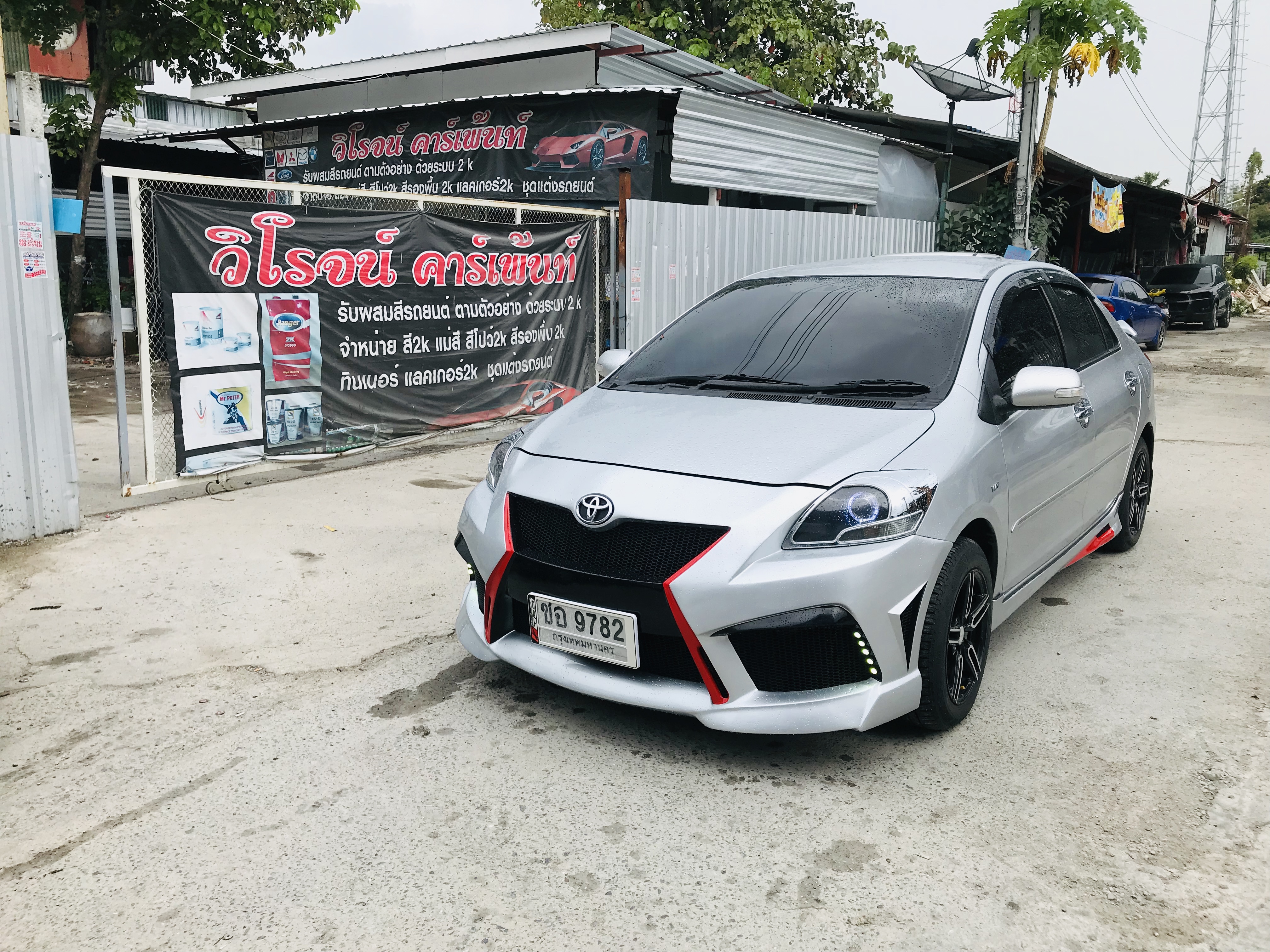 ชุดแต่ง Vios 2008-2012 ทรง is sport